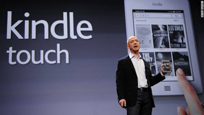 Jeff Bezos prezentuje Kindle Touch