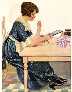 Kobieta czyta na czytniku Kindle