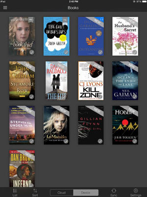 Aplikacja Kindle na iPada